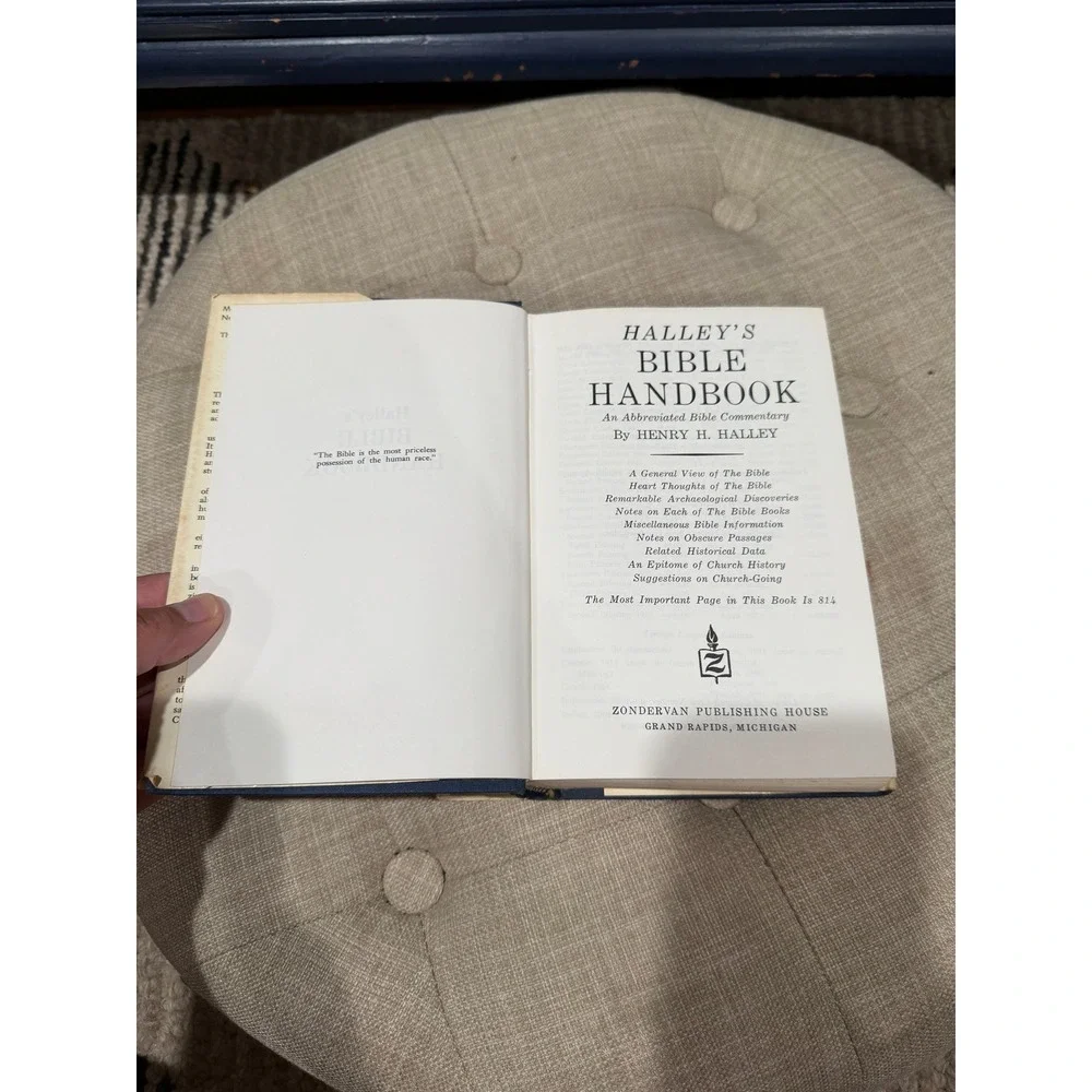 Halley's Bible Handbook New Revised Edition Zondervan Hardcover HC‎ w/DJ